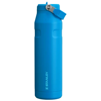 Afbeelding van The IceFlow™ Bottle Flip Straw 2.0 1.06L Blauw Azure Stanley 1913