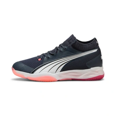 Afbeelding van Elimineer NITROâ¢ SQD uniseks handbalschoenen, Rood/Wit, Maat 48 PUMA