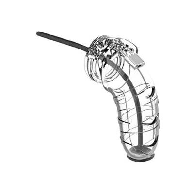 Afbeelding van Model 17 Chastity Cock Cage with Urethral Sounding 5.5 / 14 cm