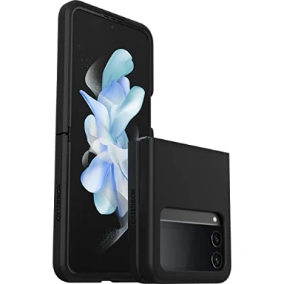 Afbeelding van Samsung Galaxy Z Flip 4 Hoesje Kunststof OtterBox Backcover Zwart Telefoonhoesje