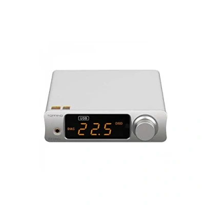 Afbeelding van Topping DX3 Pro+ Hoofdtelefoonversterker met Bluetooth 5.0 aptX HD, LDAC (zilver)