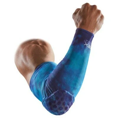 Afbeelding van Mc David Hex Reversible Armwarmers Blauw M Man