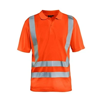 Afbeelding van Poloshirt korte mouw knoopsluiting High Vis 3391 fluo oranje