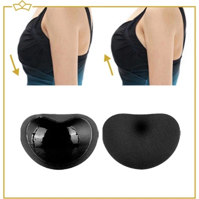 Afbeelding van ATTREZZO Push up pads voor BH of Bikini Zwart Beige Vulling Waterproof Zelfklevend
