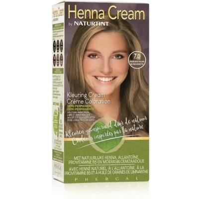 Afbeelding van 15% korting Naturtint Henna Cream 7.0 Hazelnoot Blond 110ml