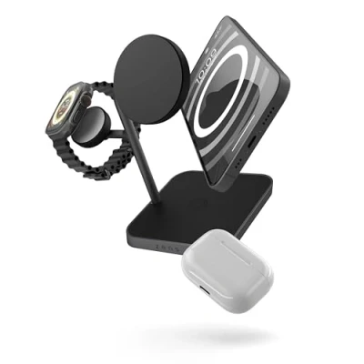 Afbeelding van OtterBox Zens Office Wireless Charger 3, Zwart