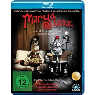 Afbeelding van Alive AG Mary &amp; Max oder Schrumpfen Schafe wenn es regnet? Blu ray 2D