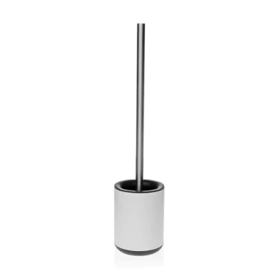 Afbeelding van Versa Toiletborstel wit staal polypropyleen 10,5 x 47,5 cm