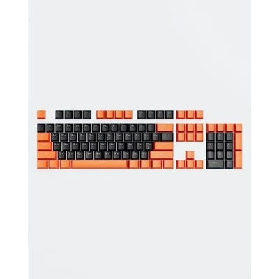 Afbeelding van Dark Project KS 43 Keycaps PBT, ENG/RU/UA, Zwart/Oranje