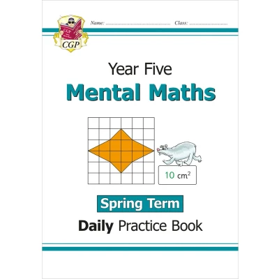 Afbeelding van CGP Year 5 Daily Workbooks KS2 Mental Maths Practice Book: Spring Term