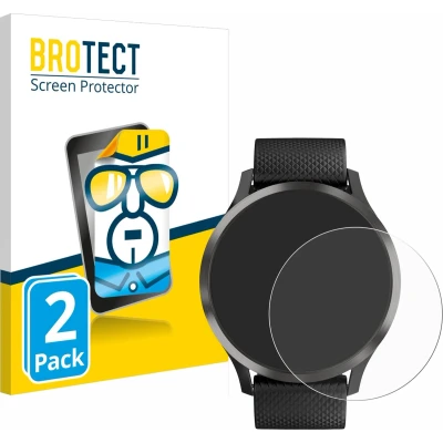 Afbeelding van BROTECT Screenprotector voor Garmin vivomove HR Folie Beschermfolie transparant (2 Stuks)
