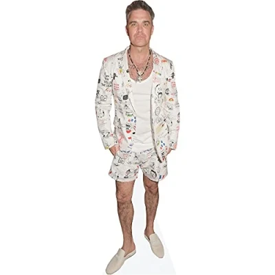 Afbeelding van Robbie Williams (White Outfit) Mini Knipsel
