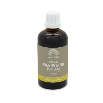 Afbeelding van Mattisson Organic Weerstand/immuun Complex Tinctuur Bio 100ml