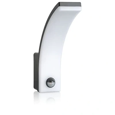 Afbeelding van SEBSON LED Buitenlamp met Bewegingssensor, Wandlamp Antraciet IP65 20W 1550lm Koud Wit 6000K, Verlichting Sensor 9m / 140, Buitenverlichting 230V