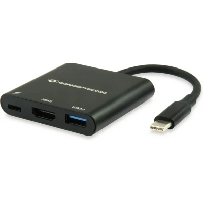 Afbeelding van Conceptronic DONN01B USB 3.0 (3.1 Gen 1) Type C 5000 Mbit/s Zwart