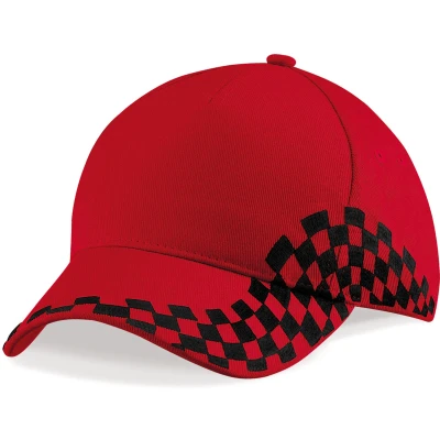 Afbeelding van Beechfield Grand Prix Cap B159 Classic Red / Black