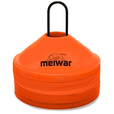 Afbeelding van 20x markeringshoeden met riem Oranje