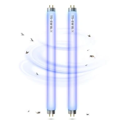 Afbeelding van BrightArk BL T5 6 W Insectenverdelger reservelampen, 9 inch muggenlamp, reservelamp, buis voor 6/12 W, elektrische vlieg, insectenverdelger, 2 stuks