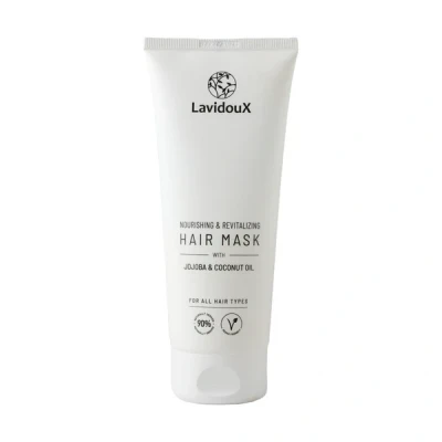 Afbeelding van Luxe Natuurlijk haarmasker met Nordic Cotton extract, jojoba en kokosolie droog haar gevoelige huid 250ml