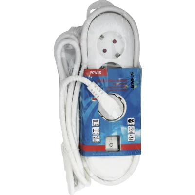 Afbeelding van Scanpart Tafelcontactdoos 3 V Randaarde Schakelaar Ak En 5.0M(3X1,5Mm)