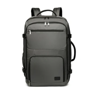 Afbeelding van Kono Cabine Tas 55x35x20cm Carry ons Bagage Reizen Rugzak Vlucht Schoudertas 38L Handbagage, Cyaan Grijs