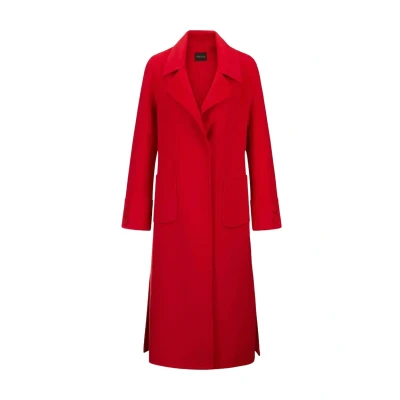 Afbeelding van Madeleine Doubleface Mantel, Dames, Maat: 34, Red