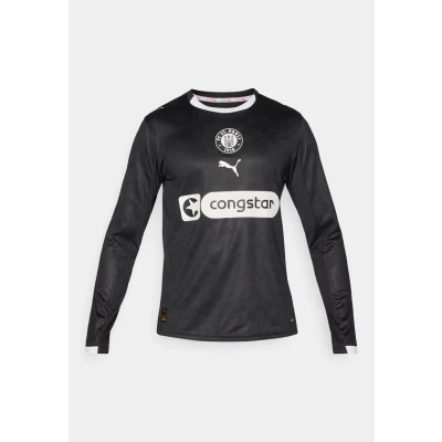 Afbeelding van PUMA FC St. Pauli 25/26 derde shirt met lange mouwen voor Heren, Zwart/Wit, Maat XS