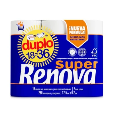Afbeelding van Renova Super Double 18R Toiletpapier