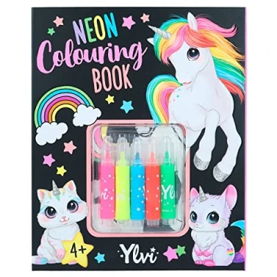 Afbeelding van Depesche Ylvi neon kleurboek