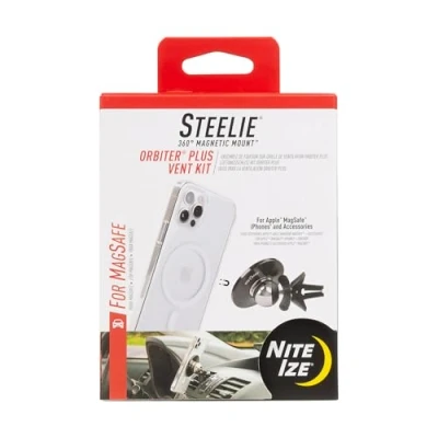 Afbeelding van Steelie Orbiter PLUS Vent Mount Kit voor Apple MagSaf Magnetisch telefoon Montage Systeem in de auto
