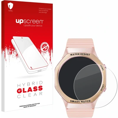 Afbeelding van upscreen Krasbeschermend glas, Smartwatch beschermfolie, Transparant