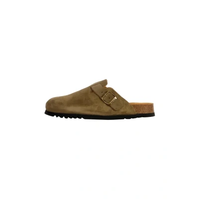 Afbeelding van Scholl Klomp Men Olivier Suede Khaki Schoenmaat 42