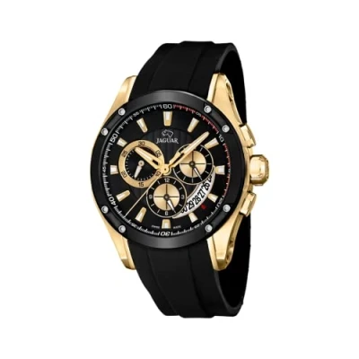 Afbeelding van Jaguar Chronograaf, Heren, Maat: One Size, Schwarz