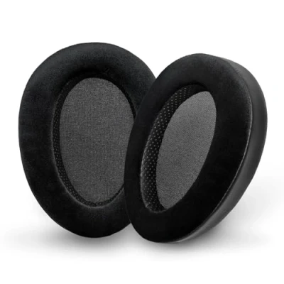 Afbeelding van Voarmaks Traagschuim kussen oorkussens compatibel met Hifiman Arya Ananda Edition XS X HE1000se HE1000 V2 Jade II hoofdtelefoon vervanging (Elite Velour Hybrid)