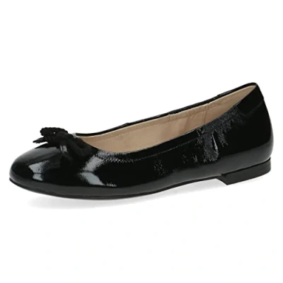 Afbeelding van CAPRICE Damesballerina&#039;s 9 22112 20, zwart naplak, 41 EU, Black Naplak., EU