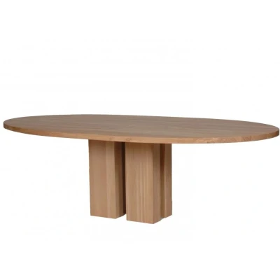 Afbeelding van Vergadertafel Dehli breed 240CM diep 130CM bladkleur Zand Matlak