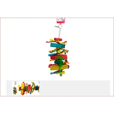 Afbeelding van Birrdeeez Parakeet Toy Wood straight 26cm