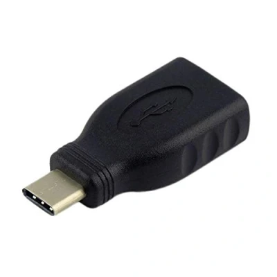 Afbeelding van AISENS A108 0323 USB 3.1 adapter (5 Gbps, 3 A, type C/M A bus, voor mobiele telefoon en tablet) zwart