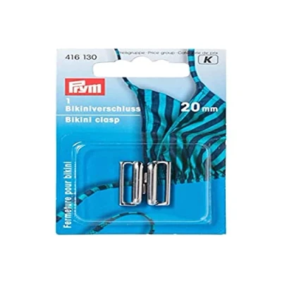 Afbeelding van Prym Metaal Zilver (20mm) Bikini en Riemsluiting 1 Stuk