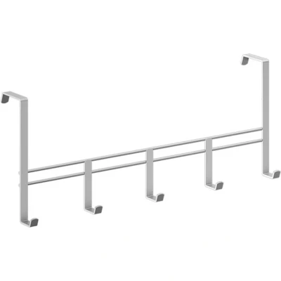 Afbeelding van Metaltex Deurkapstok 5 Haken 38X15 Cm Zilver