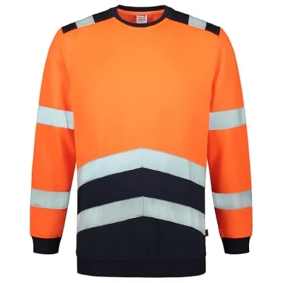 Afbeelding van Tricorp 303004 Sweater High Vis Bicolor Fluo Geel/Inkt