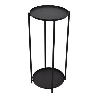 Afbeelding van LOFT42 Vase Plantenzuil Metaal Mat Zwart Ã ̃30x70