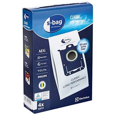 Afbeelding van Electrolux E201S, Sacchetto S Bag Long Performance voor aspirapolvere, een verpakking met 4 stuks