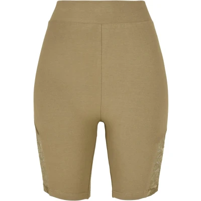 Afbeelding van Urban Classics Inset Cycle Shorts, Dames, Maat: Small, Khaki