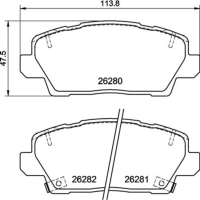 Afbeelding van Brembo Remblokset P 30 125