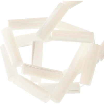 Afbeelding van Schelp Kralen (14 x 4 mm) White (28 Stuks)