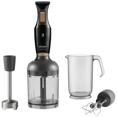 Afbeelding van arzum AR1108 S Staafmixer 900 W Met maatbeker, mixbeker Zwart