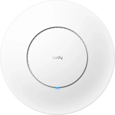 Afbeelding van Cudy AX3000 draadloos toegangspunt 2,5G wifi 6, RJ45 2,5 Gbit/s, professionele oplossing, mesh, MU MIMO, PoE of DC voeding, 12 V voedingsadapter inbegrepen, AP3000