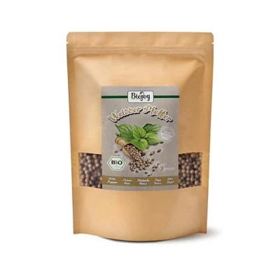 Afbeelding van Biojoy BIO Witte Peperkorrels (1 kg), Peper heel voor Pepermolen (Piper nigrum L.)