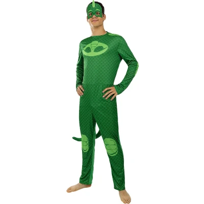 Afbeelding van FUNIDELIA Gekko kostuum PJ Masks voor mannen Maat: XL Groen